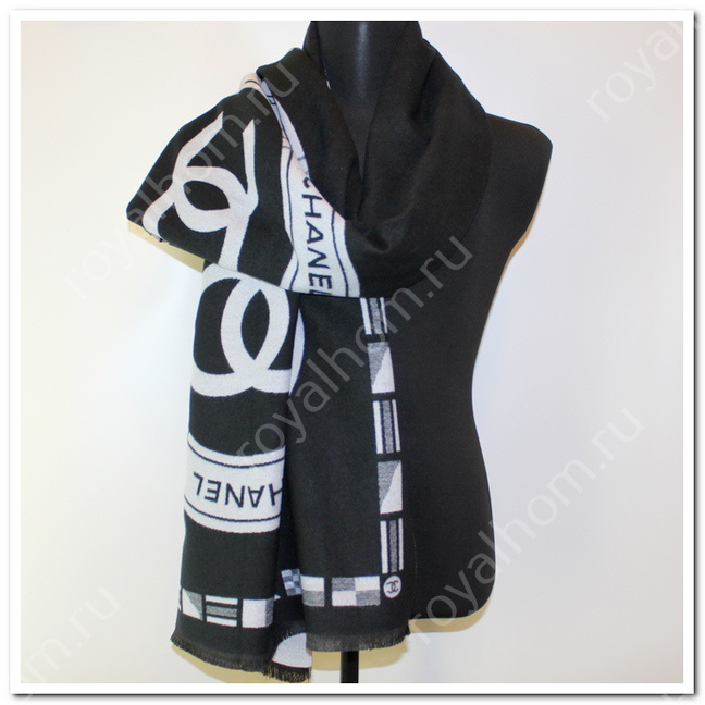 VIP мужской шарф Chanel  р.70 x 180 см №5676
