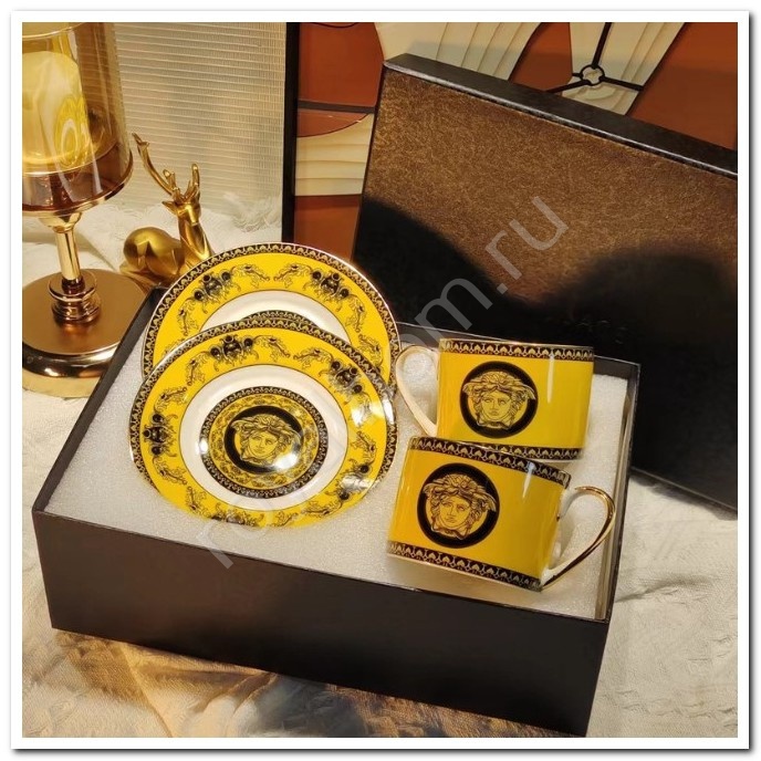 Набор Чайных (кофейных) пар Versace 250 мл №10855