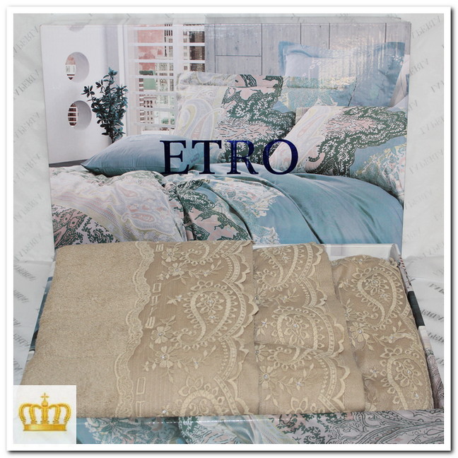 Полотенце банное махровое ETRO 3 шт 1526