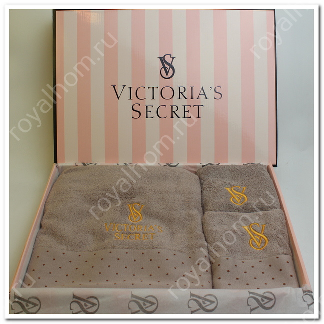 VIP Полотенце махровое Victoria’s Secret 3 шт №7446