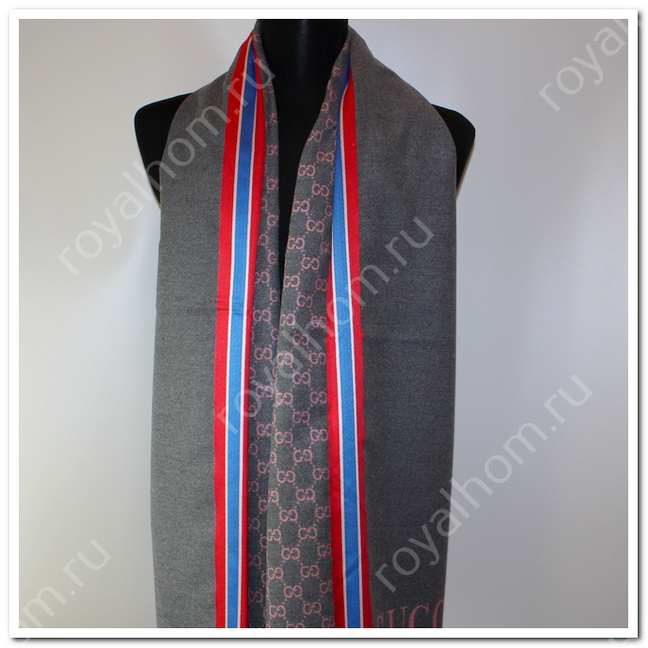 VIP мужской шарф GUCCI р.70 x 180 см №5686