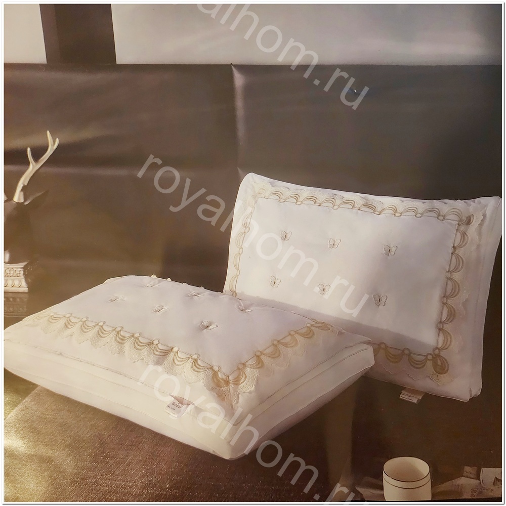 VIP Подушка с бабочками 2 шт  Santfair 48х74см №722