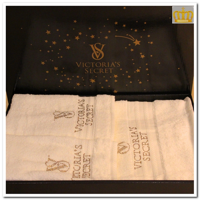 VIP Полотенца махровые Victoria’s Secret 3 шт №4377