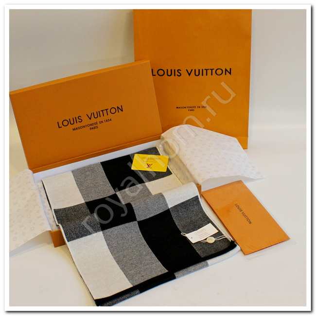 VIP Шарф кашемировый Louis Vuitton р.30 x 180 см №9729