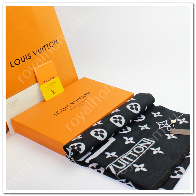 VIP мужской шарф Louis Vuitton р.70 x 180 см №5710