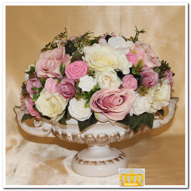 Декоративные цветы с запахом(аромо ваза) №2550