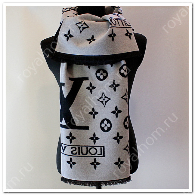 VIP мужской шарф Louis Vuitton р.70 x 180 см №5710