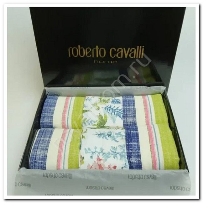 VIP Полотенца махровые Roberto Cavalli 6 шт(для кухни) №6772