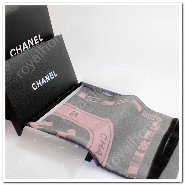 VIP Шарф кашемировый Chanel  р.70 x 180 см №5703