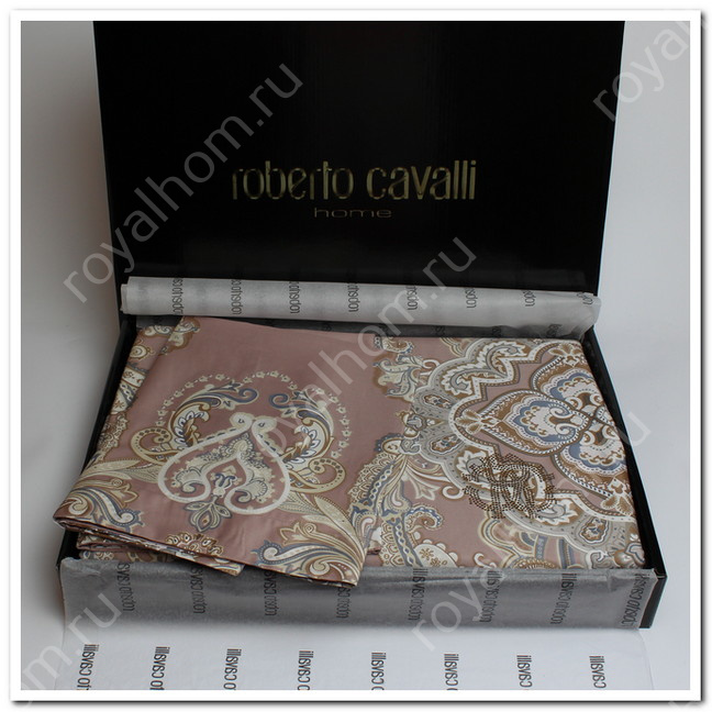 VIP Семейное постельное белье из сатина Roberto Сavalli (ORIGINAL) №5237