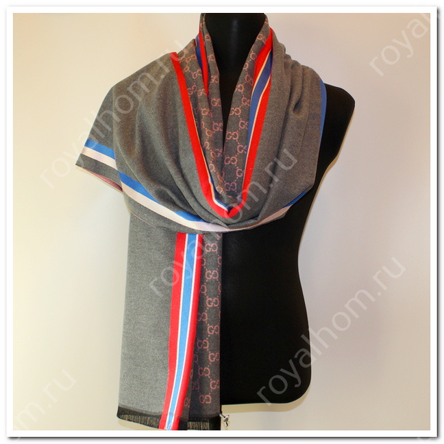 VIP мужской шарф GUCCI р.70 x 180 см №5686