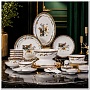 VIP фарфоровый столовый сервиз Hermes, 32 предмета.№11833
