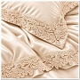VIP постельное бельё AMEKKO HOME, бежевое, евро №11905